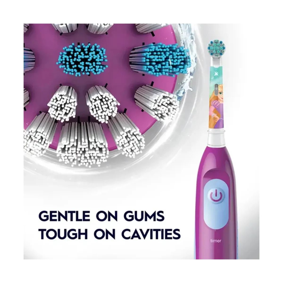 Oral B Toothbrush Battery Powered Kids (3+ Years) Disney Princess - Image 2