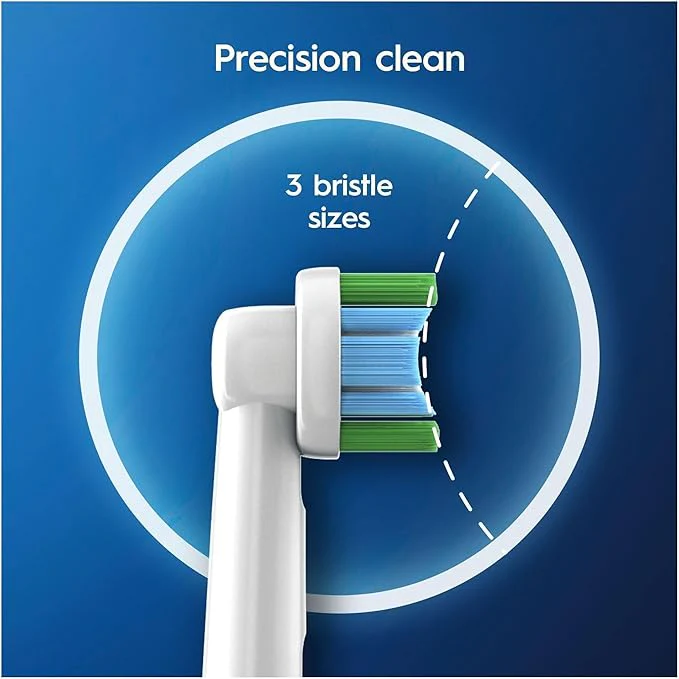 Oral B Toothbrush Battery Powered Pro Battery Precision Clean White - Image 4