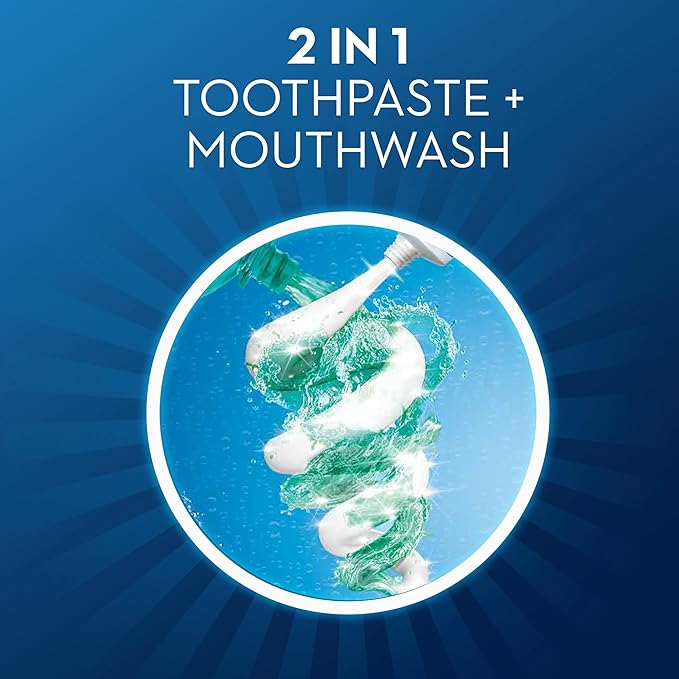 Oral B Toothpaste Complete Mouthwash + Whitening Natural Fresh 100ml - Image 6