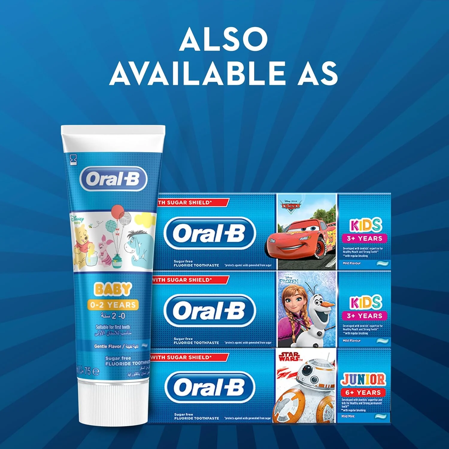 Oral B Toothpaste Kids (3+ Years) Mild Mint 75ml - Image 2