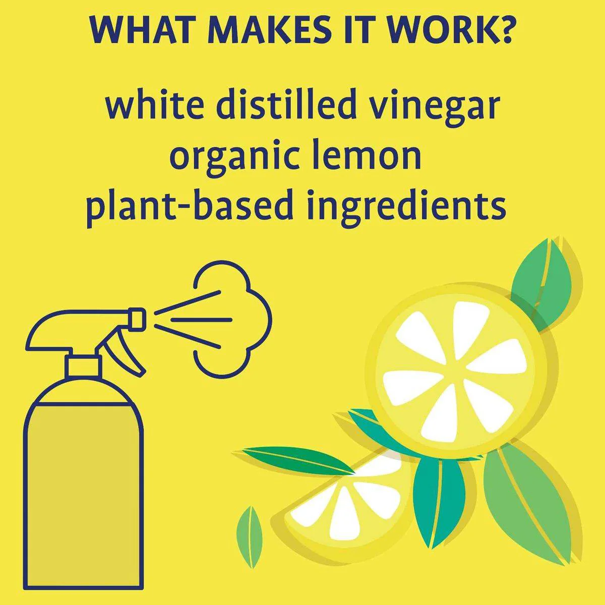 Originally Yellow All-Purpose Vinegar Cleaner Spray Lemon 470ml - Image 5