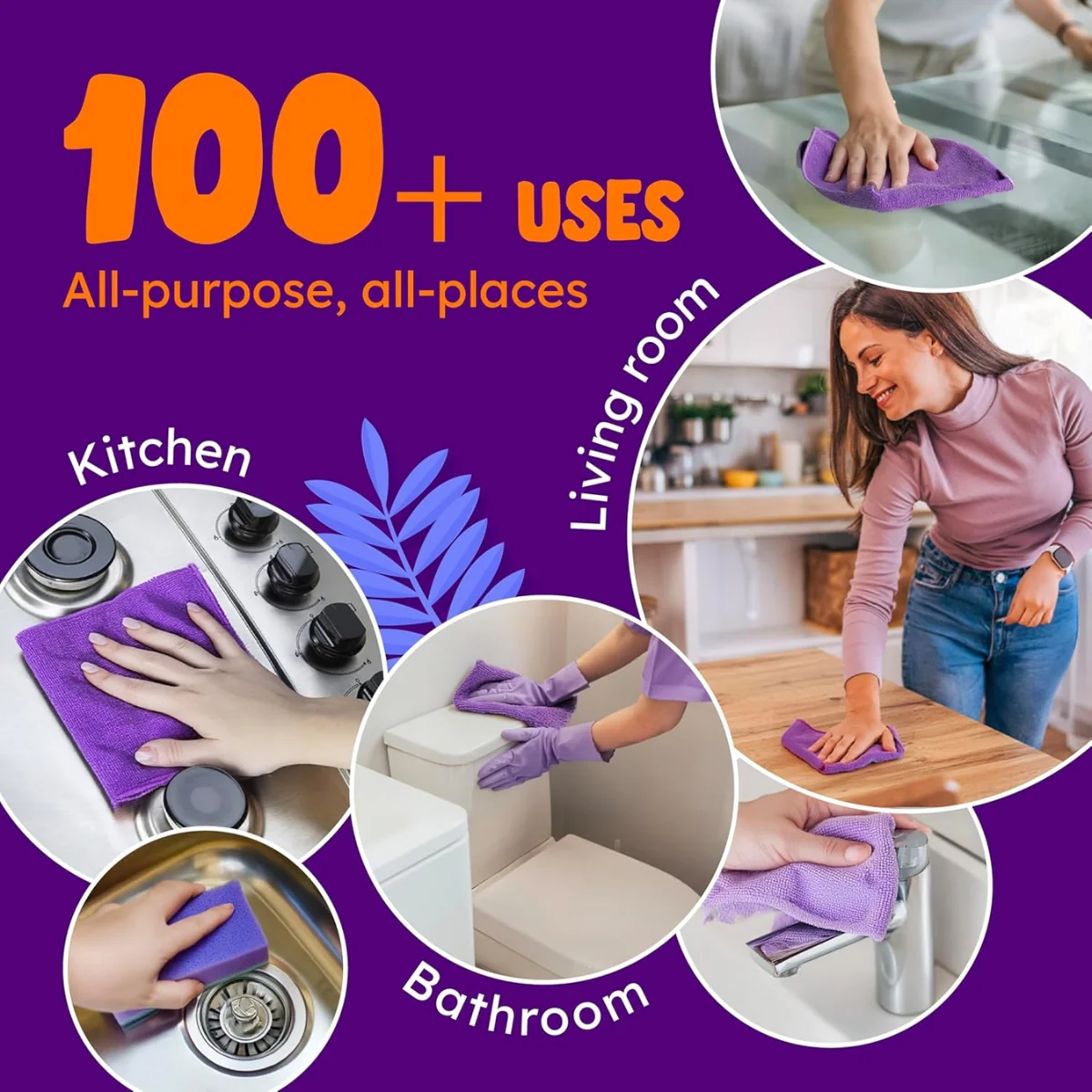 Originally Yellow Bathroom Cleaning Vinegar Spray Lavender 470ml - Image 4