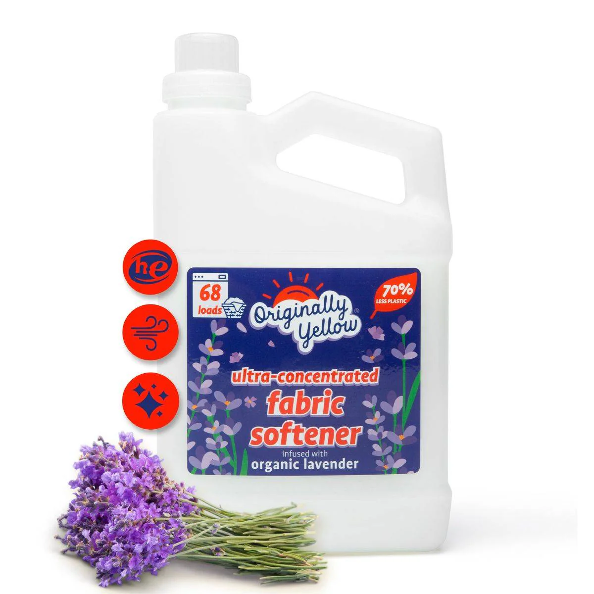 Originally Yellow Fabric Softener Lavender 946ml - Image 3