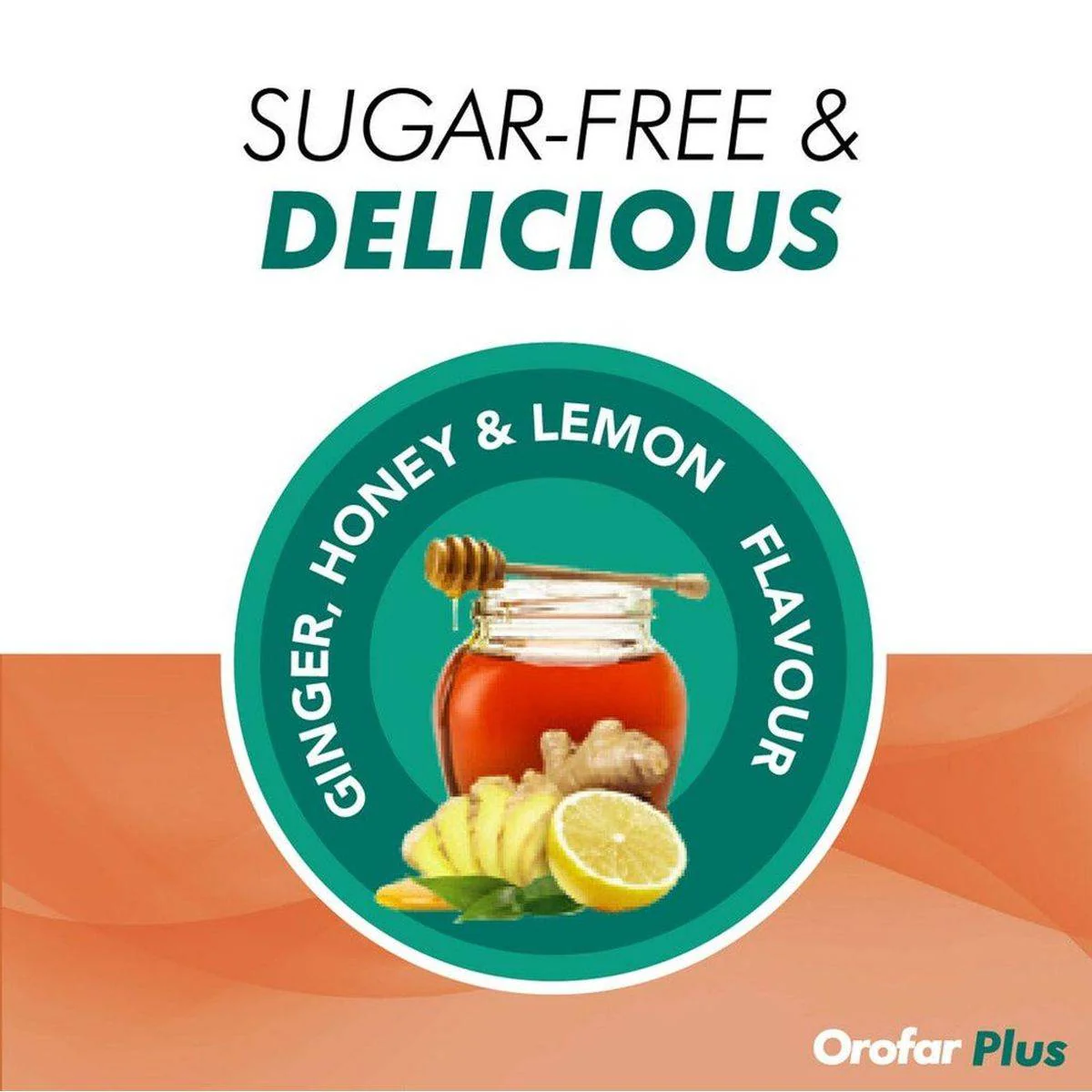 Orofar Plus Lozenges Ginger Honey & Lemon 24 Packs - Image 2