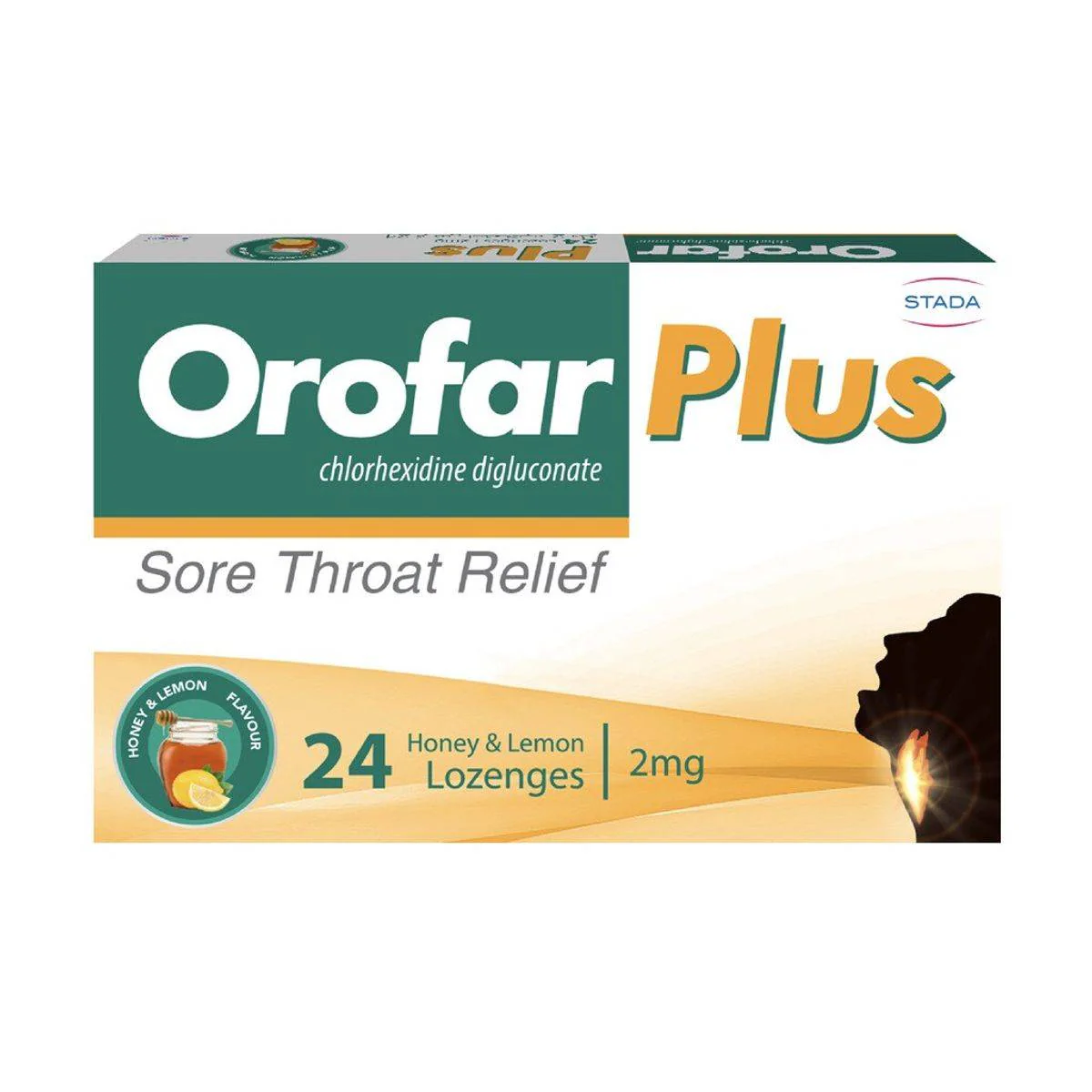 Orofar Plus Lozenges Honey & Lemon 24 Packs - Image 2
