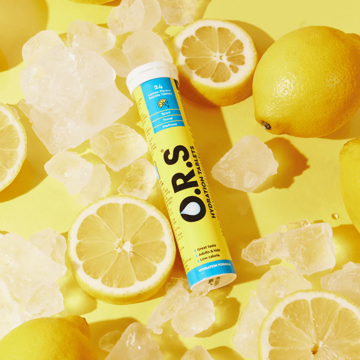 ORS Hydration Lemon 24 Effervescent Tablets - Image 3