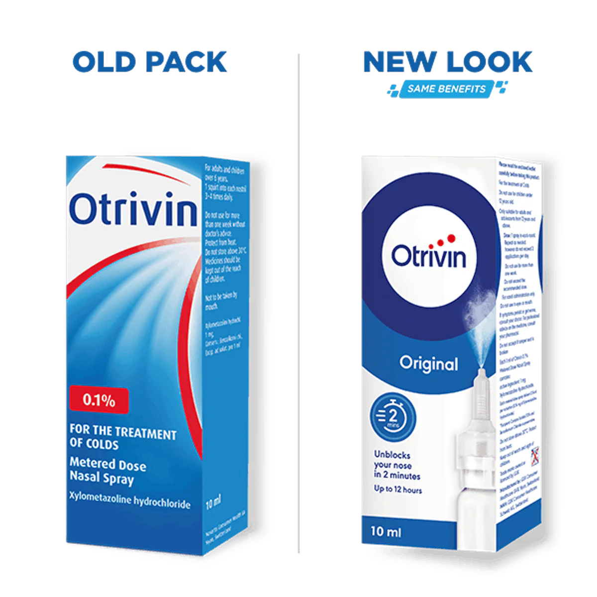 Otrivin 0.1% Nasal Spray Adult 10ml - Image 2