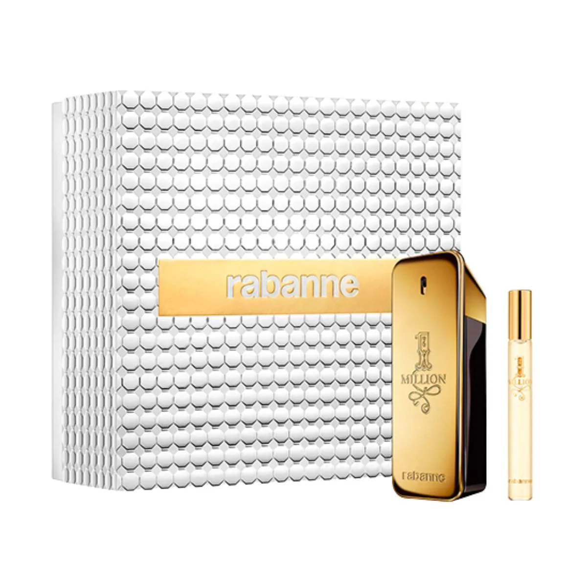 Paco Rabanne 1 Million Eau de Toilette 100ml + Eau de Toilette 10ml Travel Spray Gift Set - Image 2