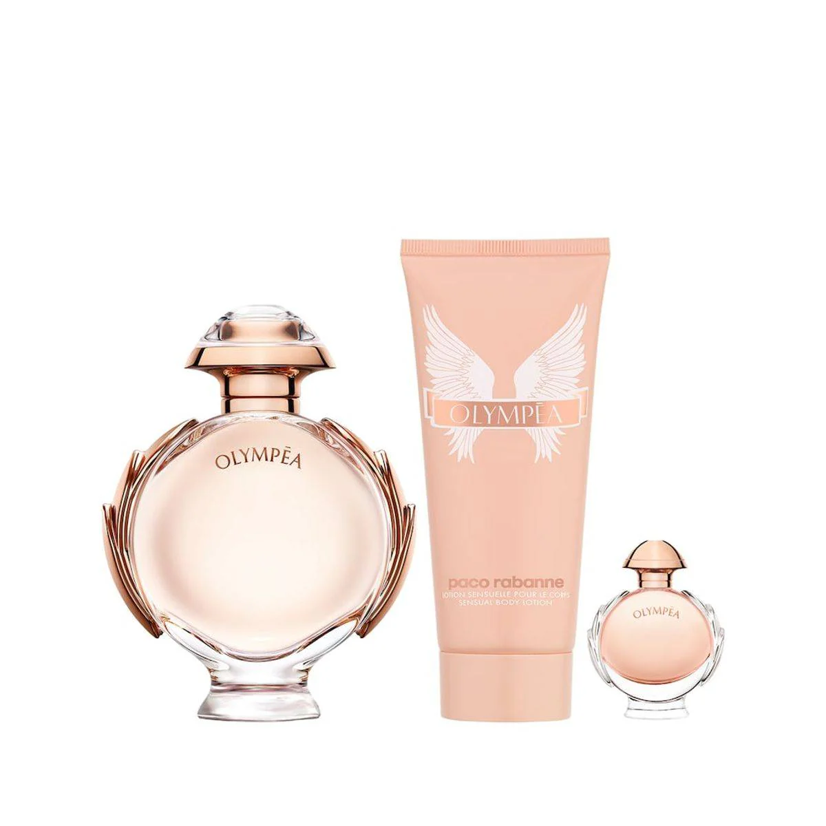 Paco Rabanne Olympea Eau de Parfum 80ml + Eau de Parfum 6ml + Sensual Body Lotion 100ml Gift Set