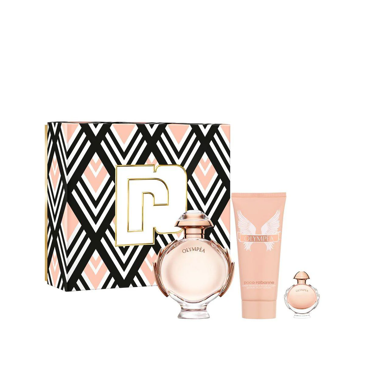 Paco Rabanne Olympea Eau de Parfum 80ml + Eau de Parfum 6ml + Sensual Body Lotion 100ml Gift Set - Image 3