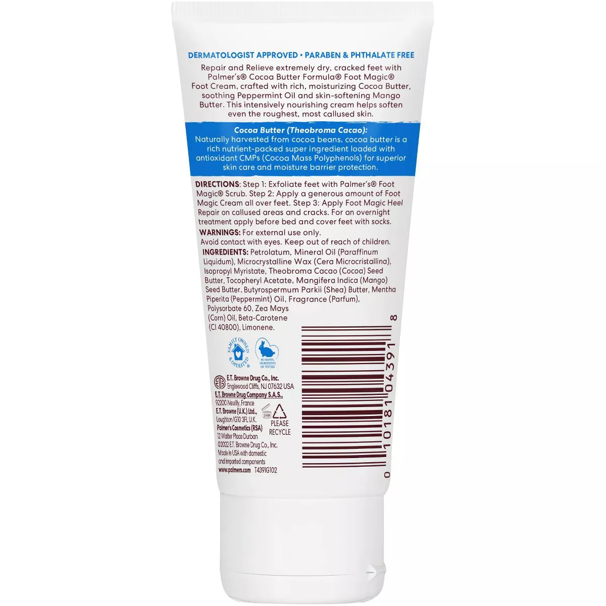 Palmers Cocoa Butter Formula With Vitamin E Foot Magic Cream 60g - Image 2