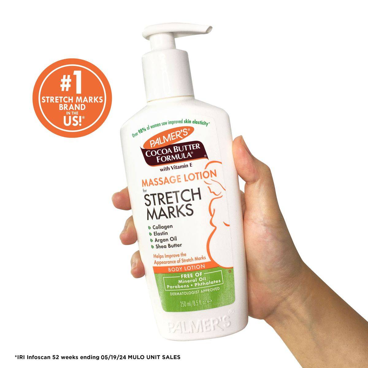 Palmers Cocoa Butter Formula With Vitamin E Stretch Marks Massage Lotion 250ml - Image 6