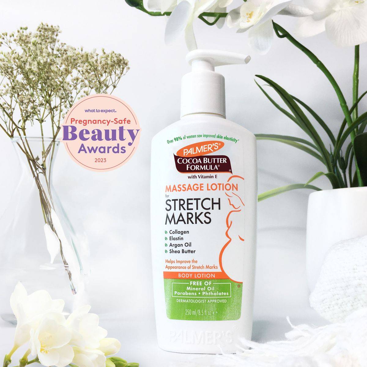 Palmers Cocoa Butter Formula With Vitamin E Stretch Marks Massage Lotion 250ml - Image 7
