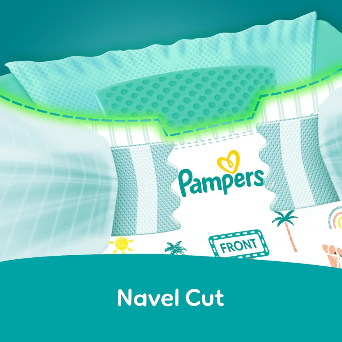 Pampers Diapers Baby Dry Taped Size 2 (3-8kg) 23 Pieces - Image 4