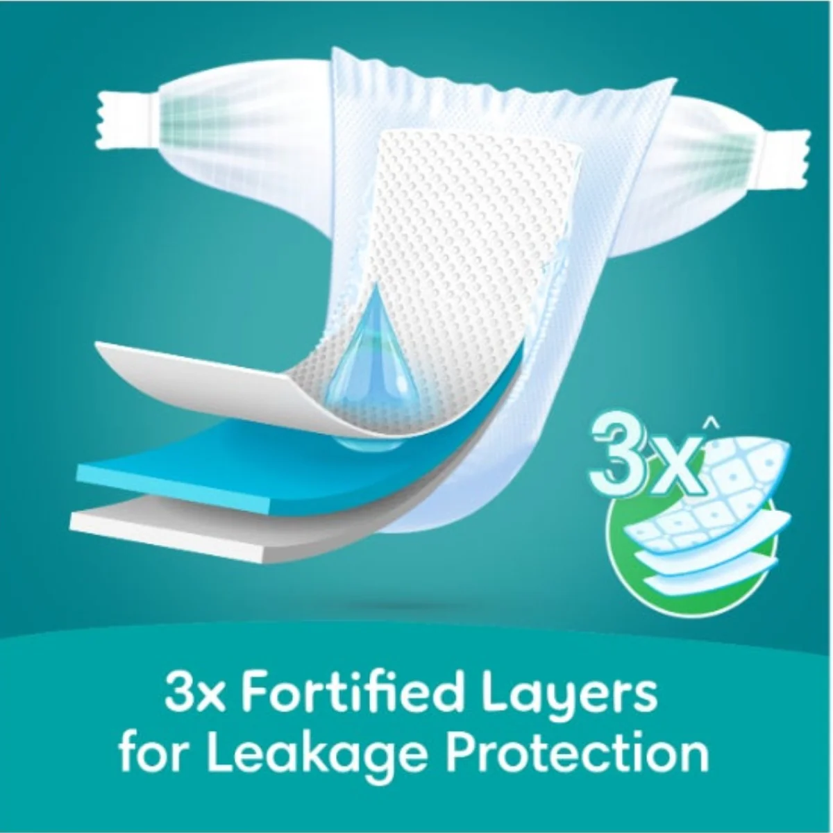 Pampers Diapers Baby Dry Taped Size 5 (11-16kg) 66 Pieces - Image 3