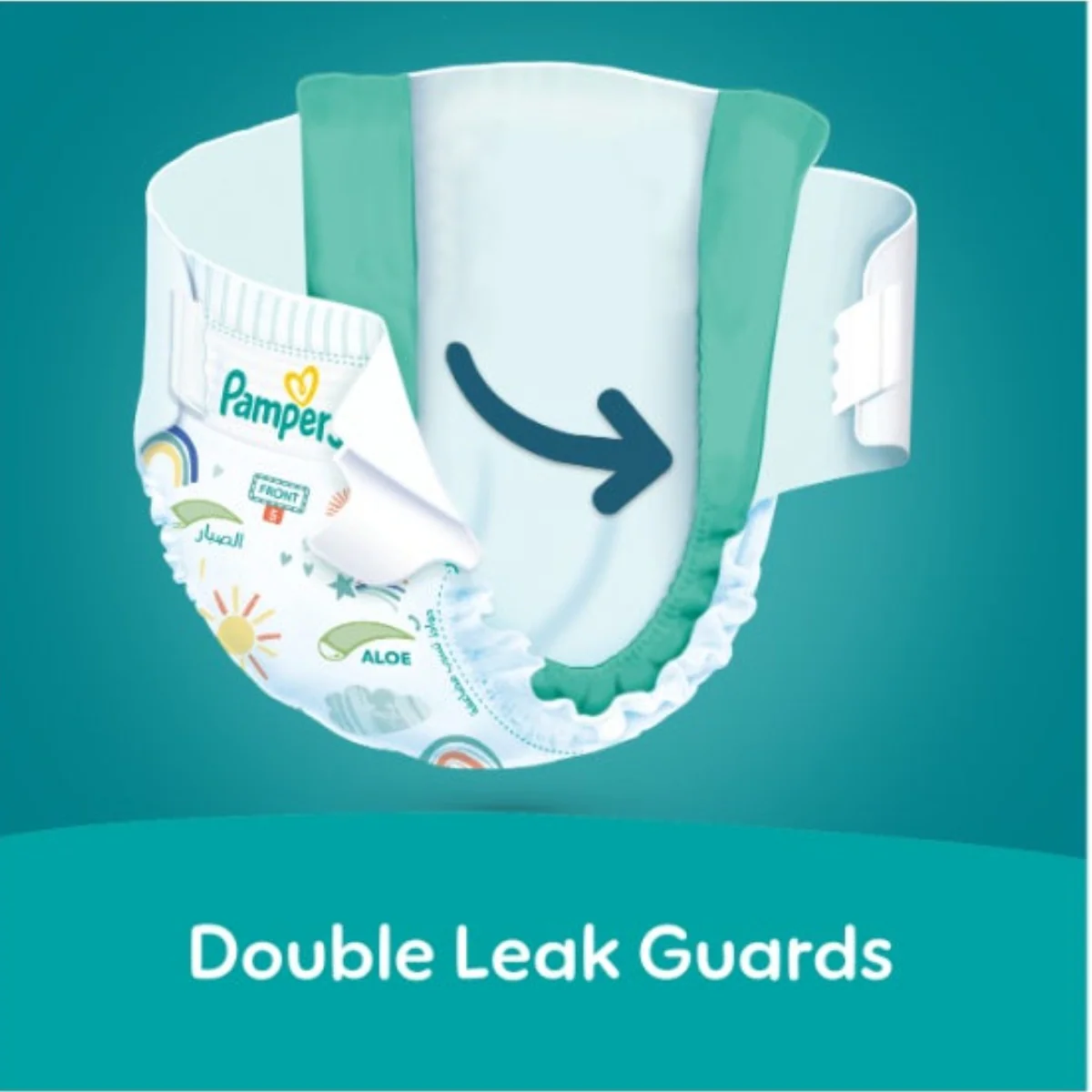 Pampers Diapers Baby Dry Taped Size 5 (11-16kg) 66 Pieces - Image 4