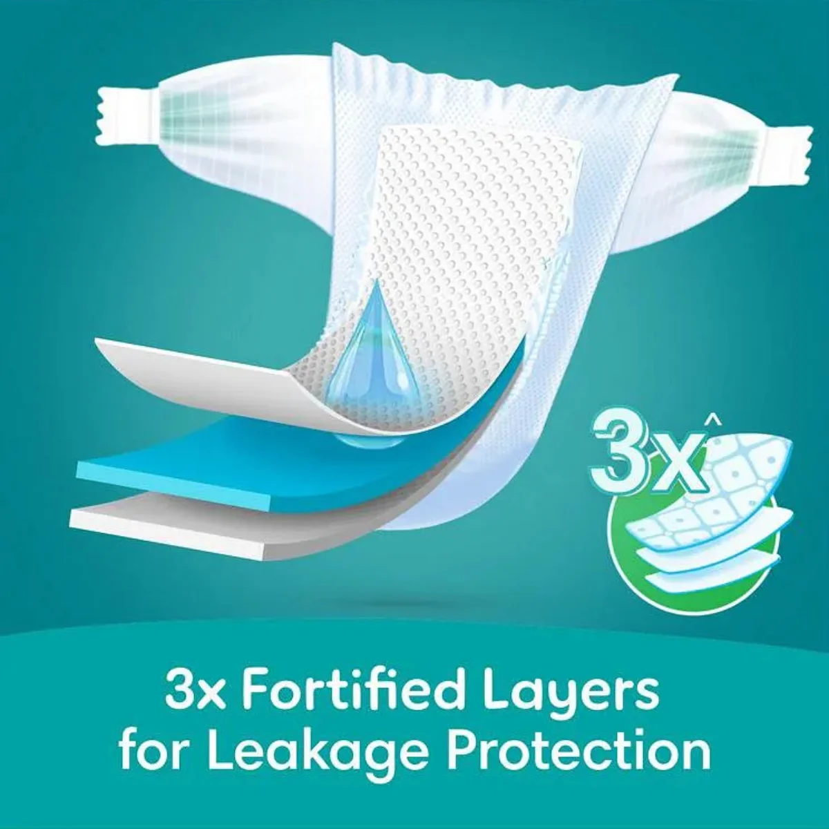 Pampers Diapers Baby Dry Taped Size 7 (17+kg) 30 Pieces - Image 4