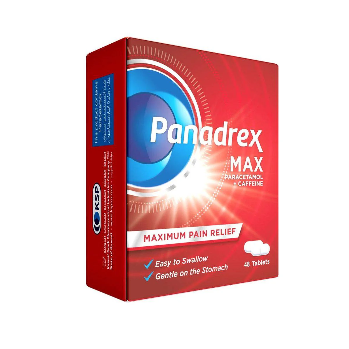 Panadrex Max 500mg/65mg 48 Tablets - Image 2