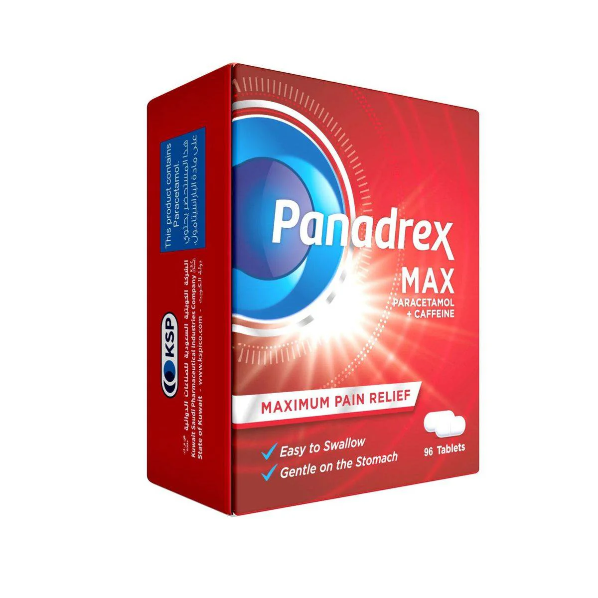 Panadrex Max 500mg/65mg 96 Tablets - Image 3