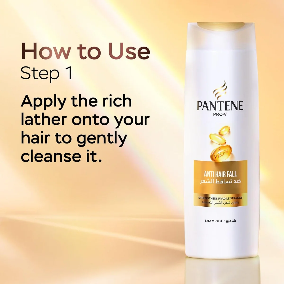 Pantene ProV Anti Hair Fall Shampoo 190ml - Image 6