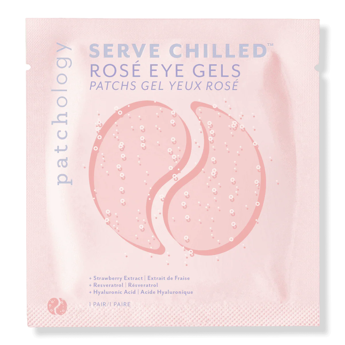 Patchology Serve Chilled Rose Eye Gel 1 Pair