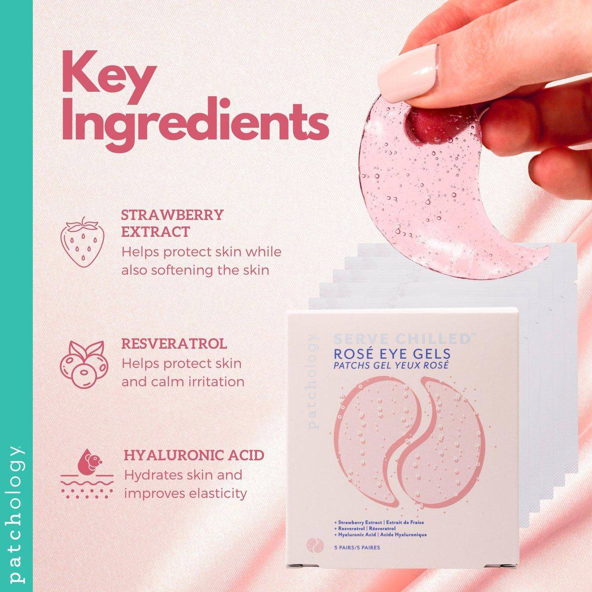 Patchology Serve Chilled Rose Eye Gel 1 Pair - Image 5