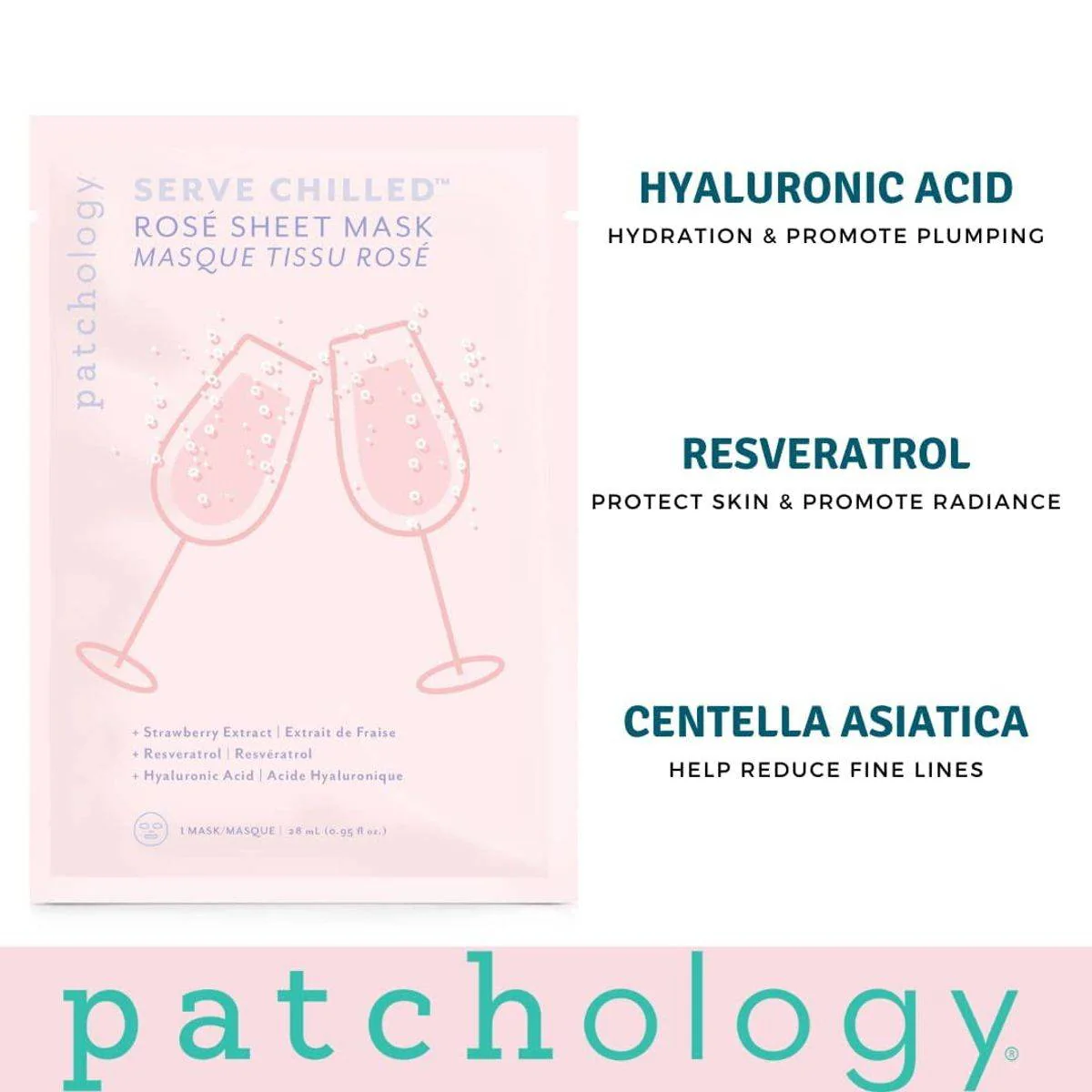 Patchology Serve Chilled Rose Sheet Mask 2 Pack - Image 3