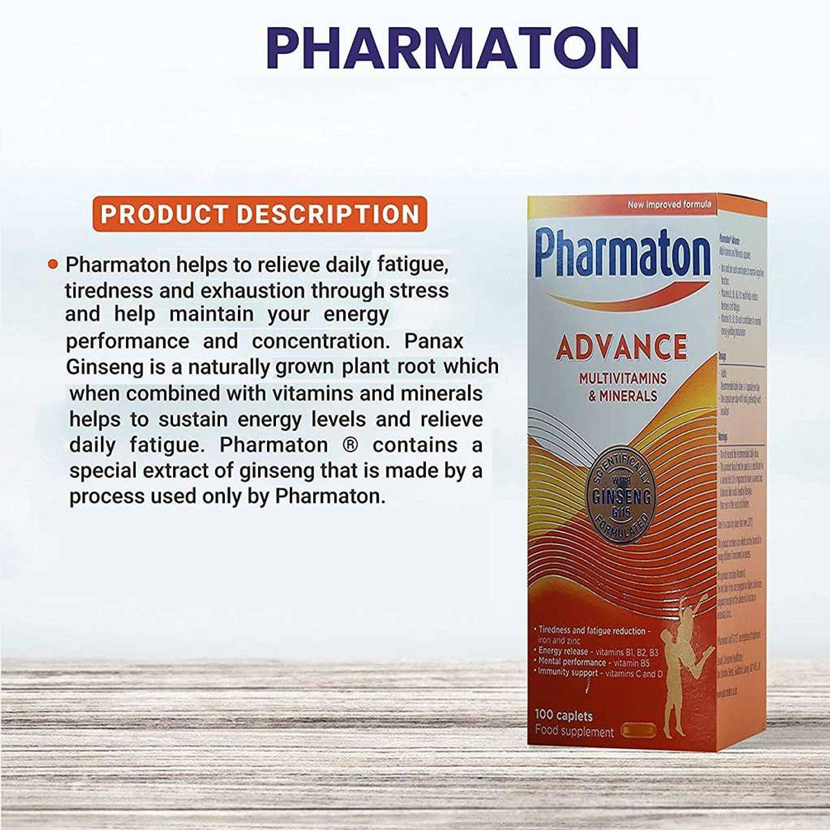 Pharmaton 100 Tablets - Image 5