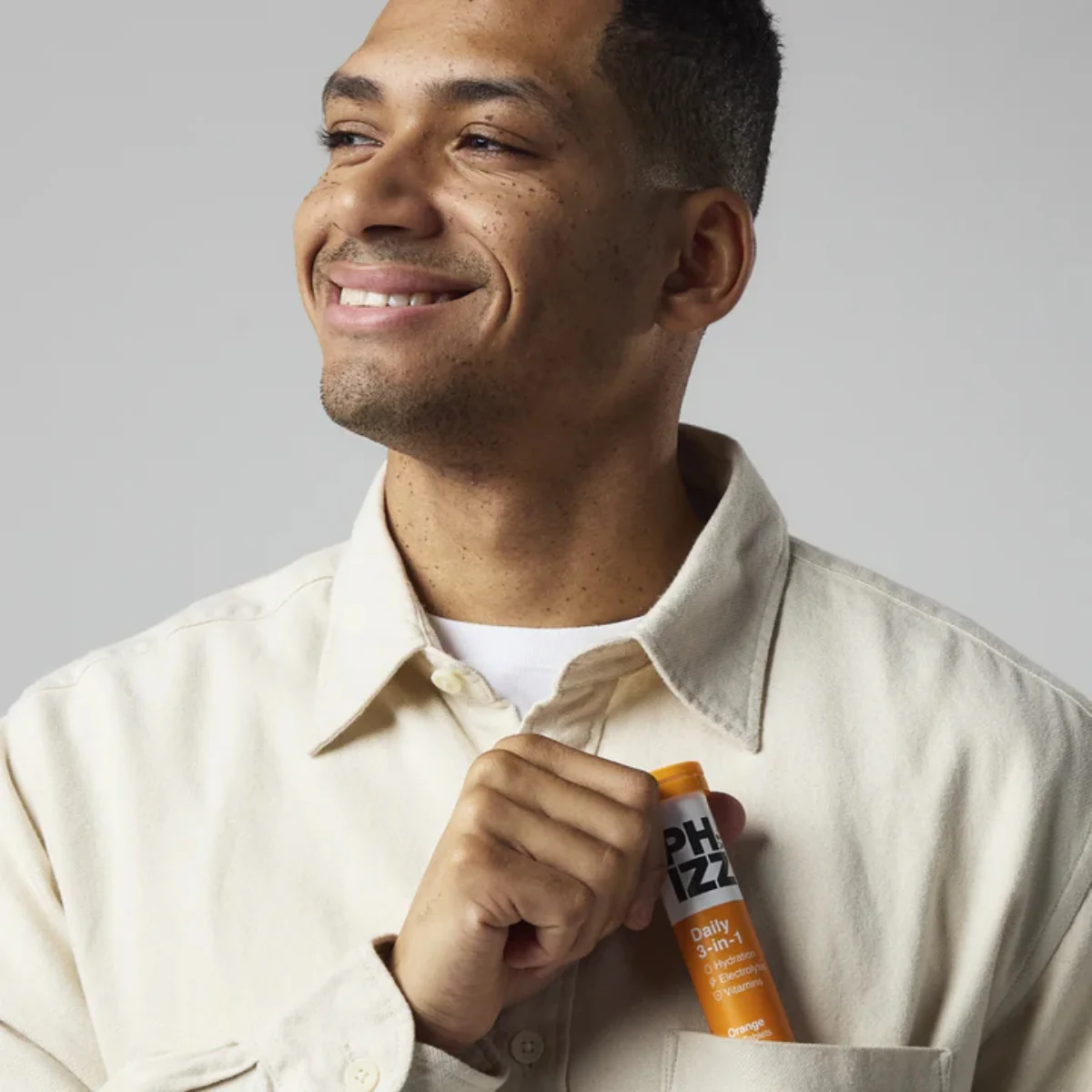 Phizz Daily 3-In-1 Hydration Electrolytes & Vitamins 10 Effervescent Tablets Orange - Image 3
