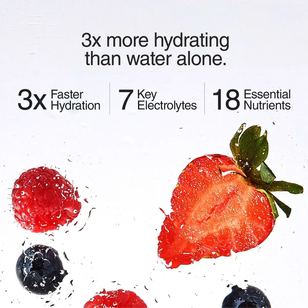 Phizz Daily 3-In-1 Hydration Electrolytes & Vitamins 20 Effervescent Tablets Mixed Berry - Image 7