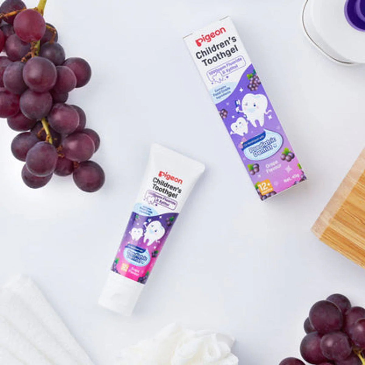 Pigeon Baby Tooth Gel Grape 45g - Image 2