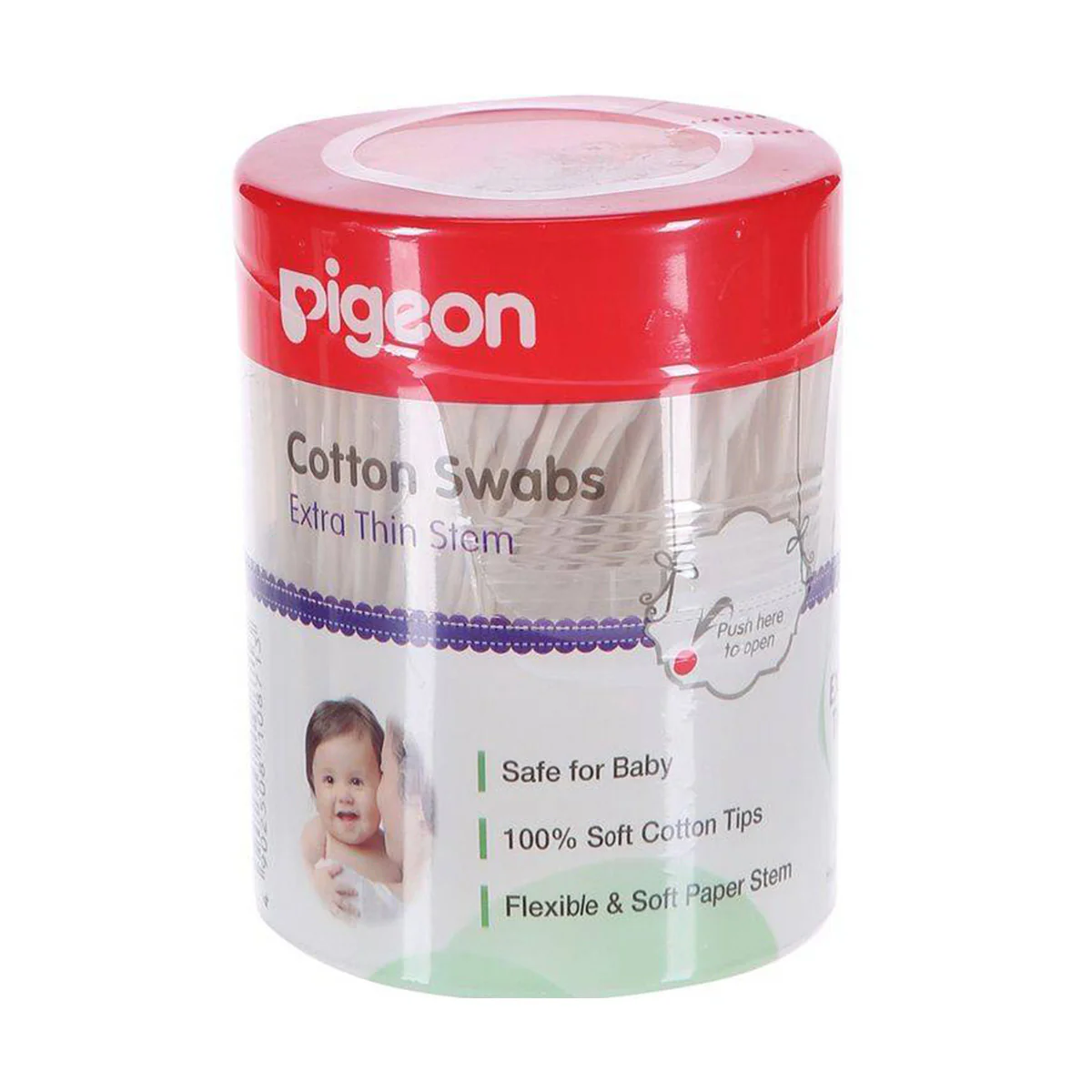 Pigeon Cotton Swabs Extra Thin Stem 200 Pieces