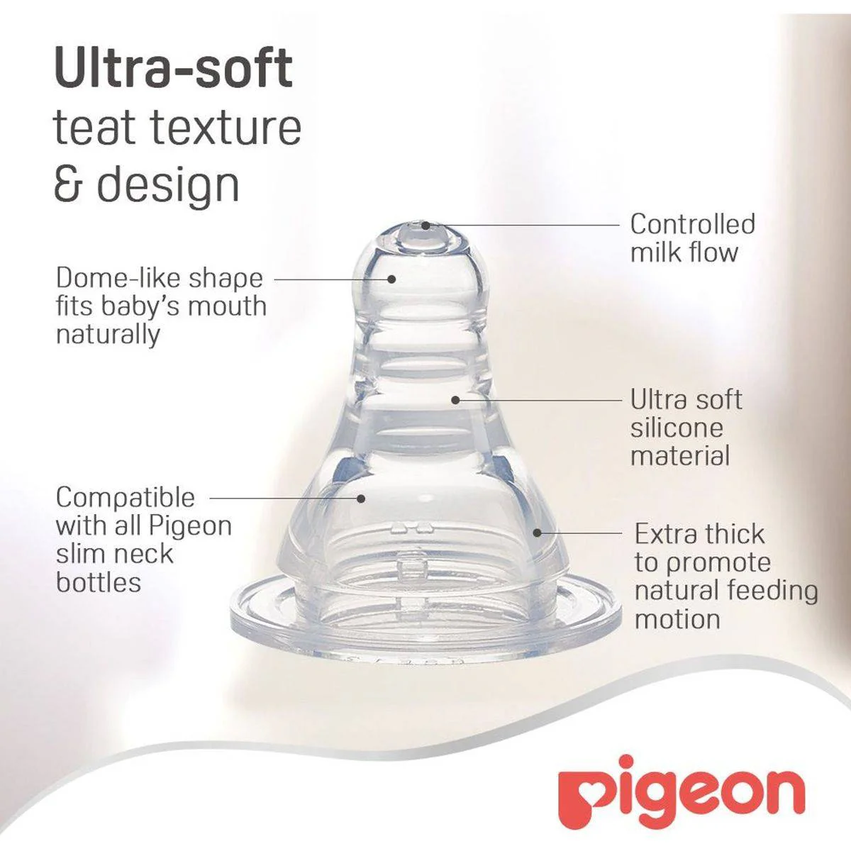 Pigeon Flexible Stream Line Plastic Bottle Decorated 0 Months+ 150ml - Image 5