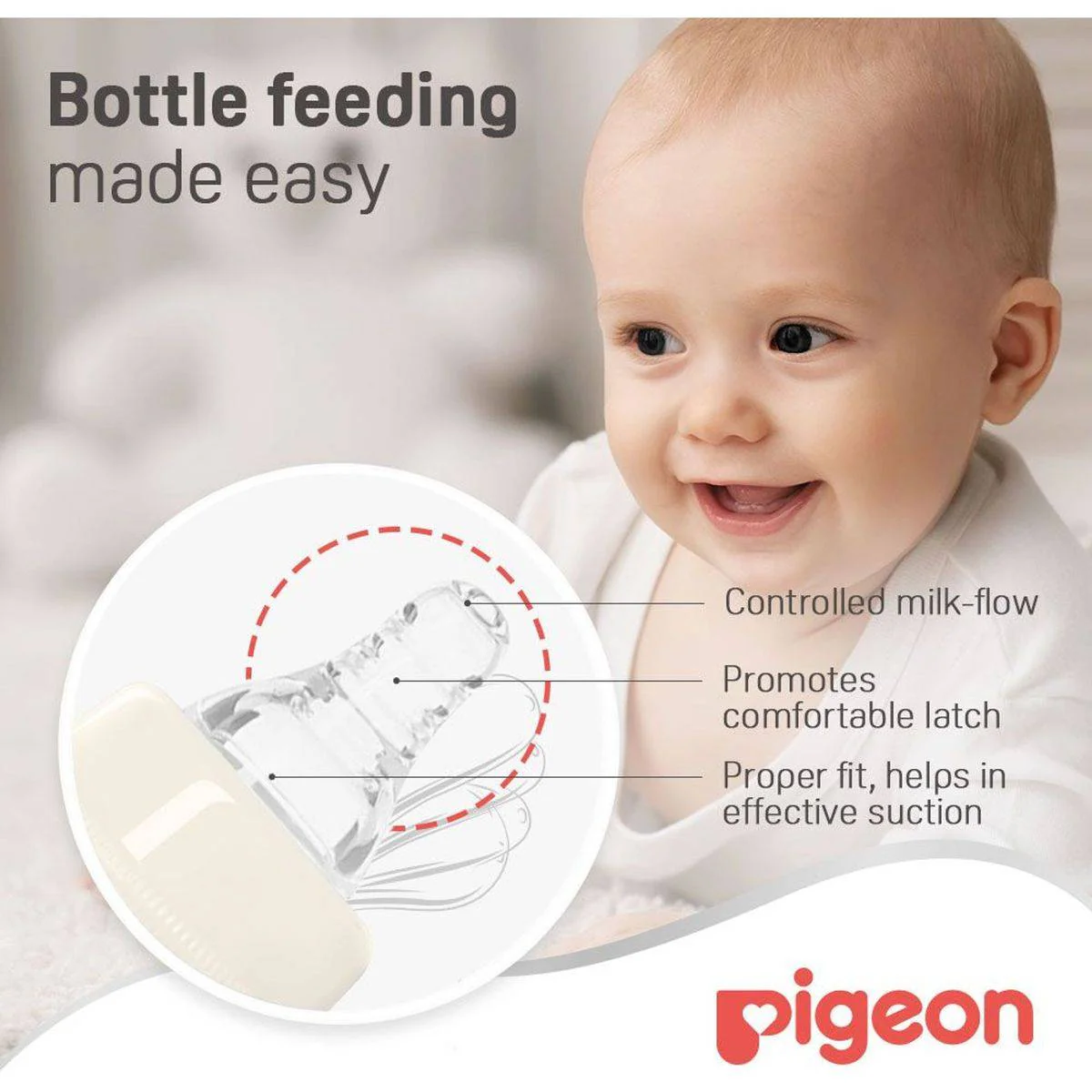 Pigeon Glass Feeding Bottle Transparent Cap 200ml - Image 6