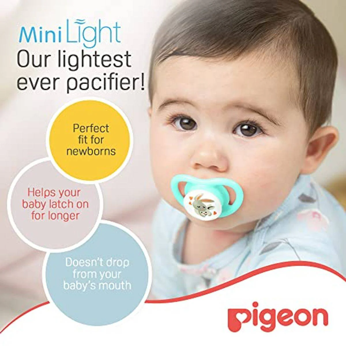 Pigeon Mini Light Pacifier Small Unisex - Image 6