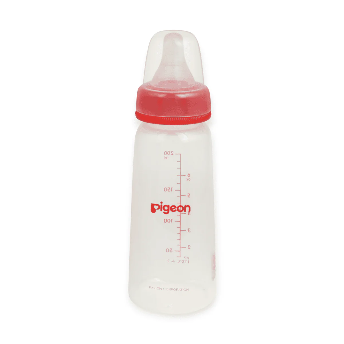 Pigeon Plastic Feeding Bottle Transparent Cap 200ml