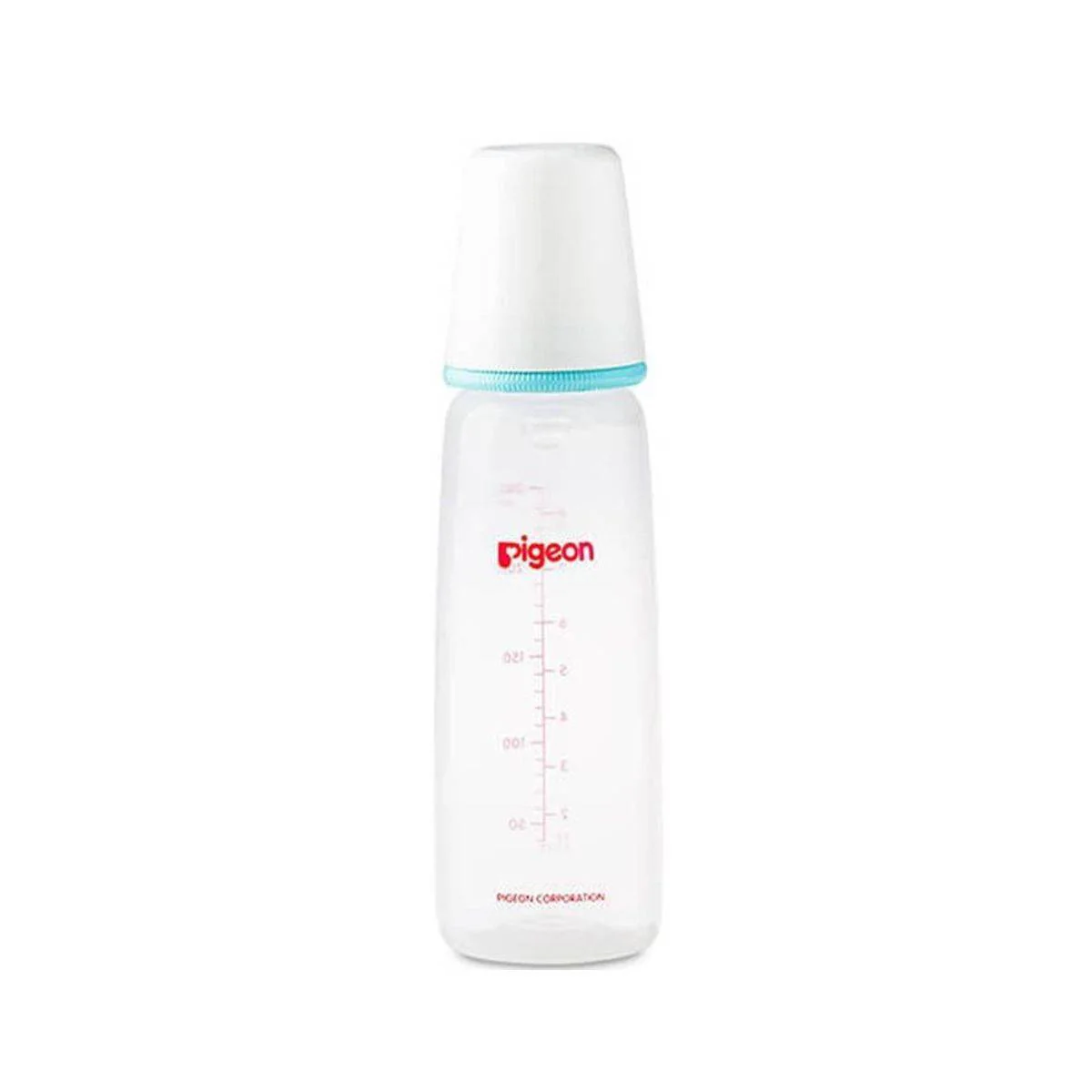 Pigeon Plastic Feeding Bottle White Cap 200ml
