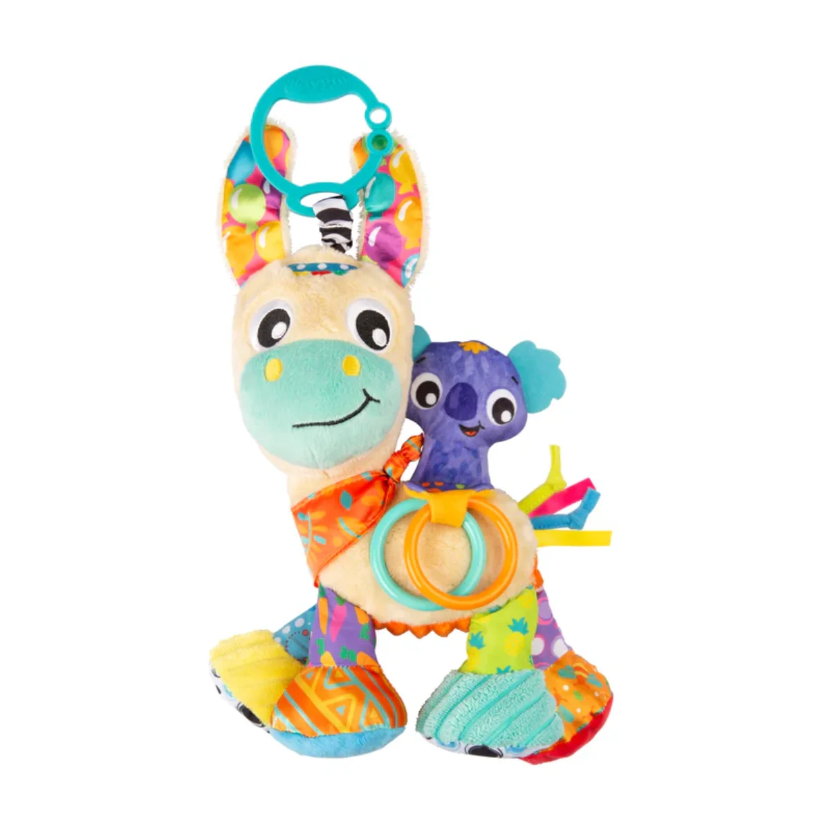 Playgro On The Go Activity Friend Lupe Llama 0 Month+ Clip-On Toy - Image 3