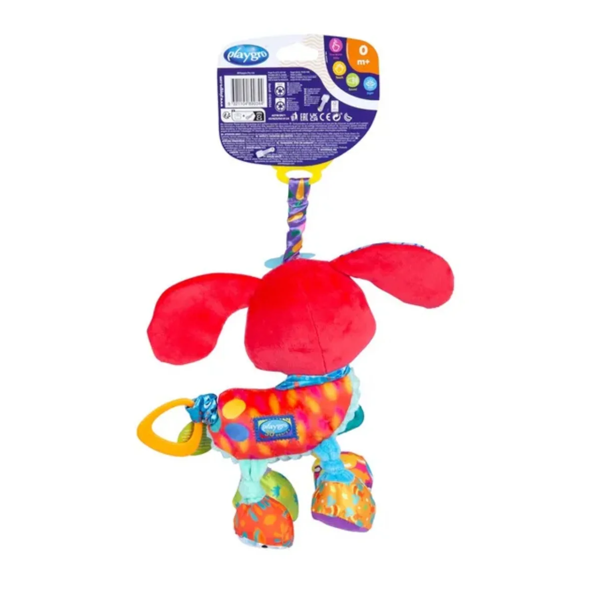 Playgro On The Go Activity Friend Penny Puppy 0 Month+ Clip-On Toy - Image 2