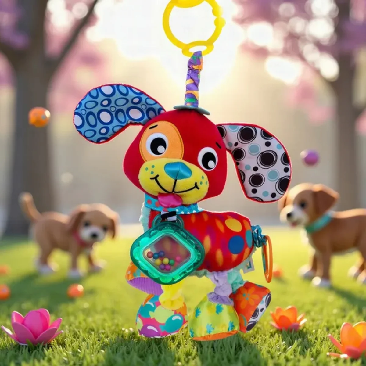 Playgro On The Go Activity Friend Penny Puppy 0 Month+ Clip-On Toy - Image 5