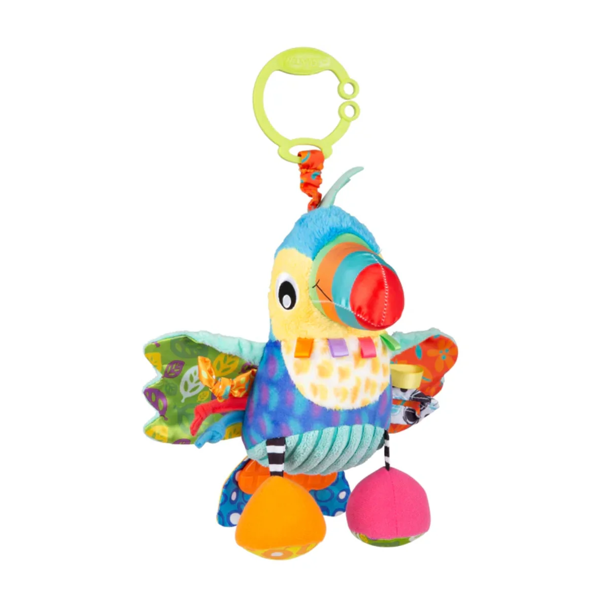 Playgro On The Go Activity Friend Tamika Toucan 0 Month+ Clip-On Toy - Image 2