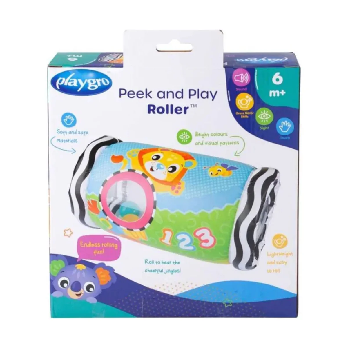 Playgro Peek & Play Roller 6 Months+ Crawling Toy - Image 2