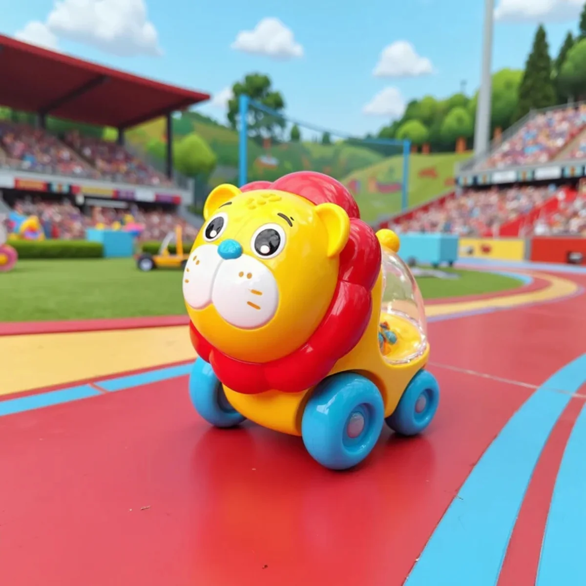 Playgro Rattle Racer Roary Lion 9 Months+ Toy - Image 3