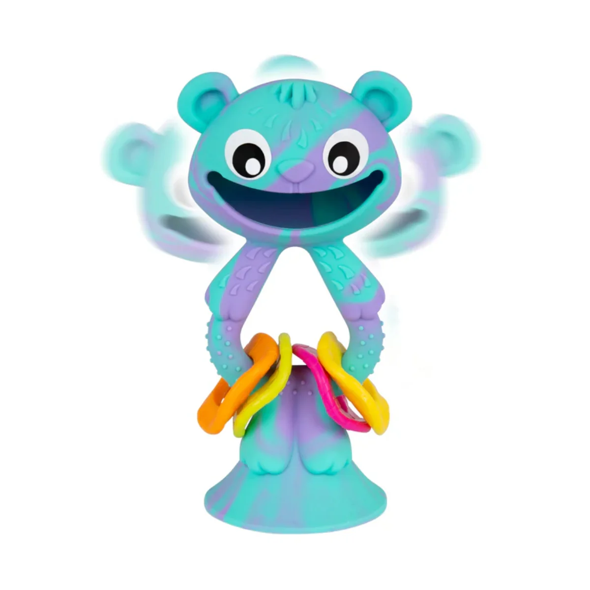 Playgro Rattle & Teether Wobble Buddy Rattle Bear 6 Months+ - Image 3