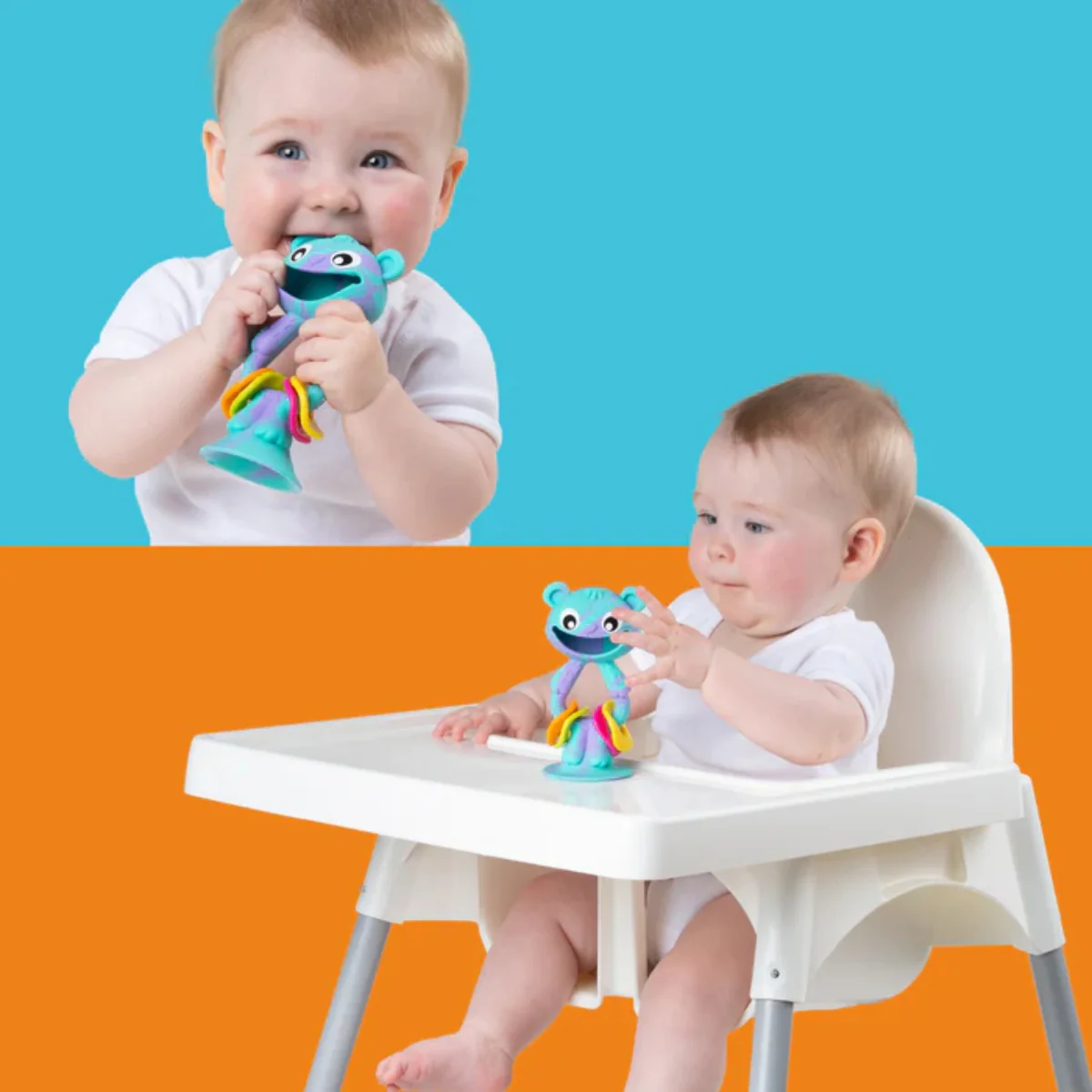 Playgro Rattle & Teether Wobble Buddy Rattle Bear 6 Months+ - Image 4