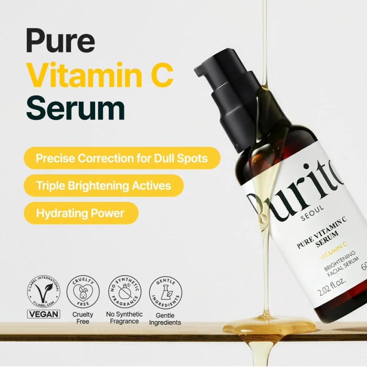 Purito Seoul Pure Vitamin C Serum 60ml - Image 4