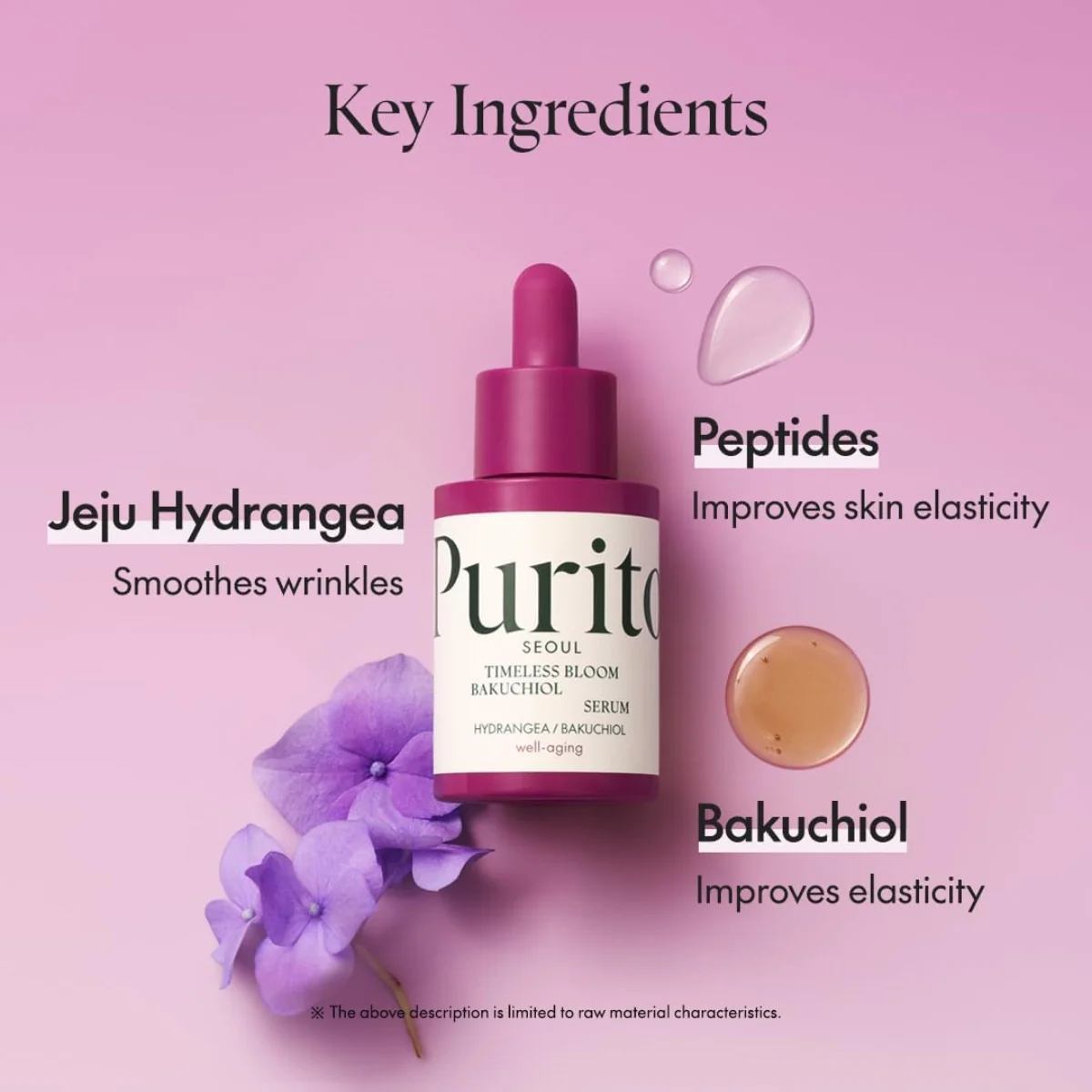 Purito Seoul Timeless Bloom Bakuchiol Serum 30ml - Image 4