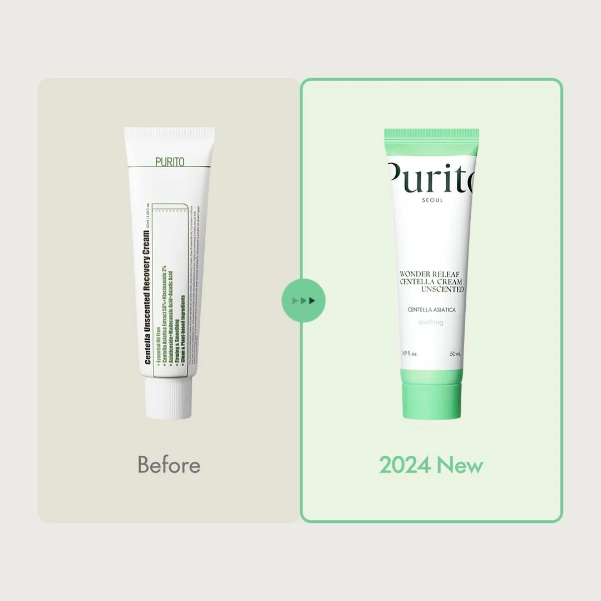 Purito Seoul Wonder Releaf Centella Cream Unscented 50ml - Image 6