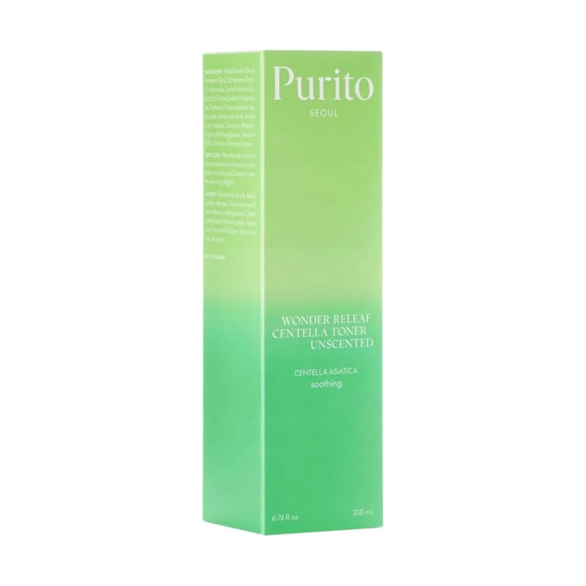 Purito Seoul Wonder Releaf Centella Toner Unscented 200ml - Image 2