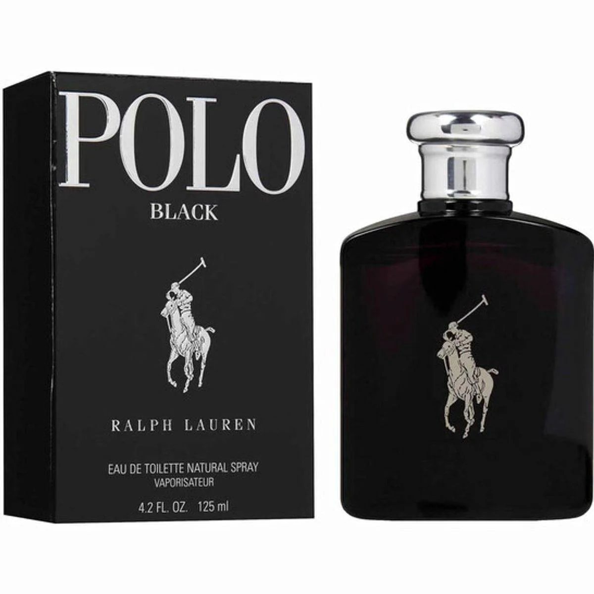 Ralph Lauren Polo Black Eau de Toilette 125ml - Image 2